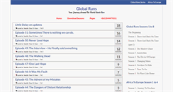 Desktop Screenshot of globalruns.com